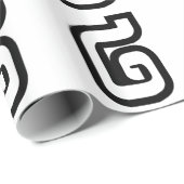 Lao / Laos Nummer Zwei / 2 / ໒ (Song) Laotian Geschenkpapier (Rolleneckpunkt)