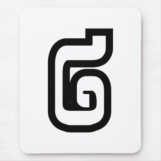 Lao / Laos Nummer Zwei / 2 / ໒ (Song) Laotian Mousepad (Vorne)