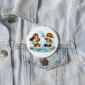 Lao Neujahrs-Wasserfest Kinder – Pi Mai Lao Spla Button (Beispiel)