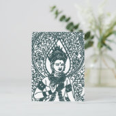 LAO - THAI - CAMBODDHIST ANGEL GOD POSTKARTE (Stehend Vorderseite)