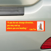 Lao Tzu 3 Autoaufkleber (Auf Auto)