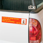 Lao Tzu 3 Autoaufkleber (Auf Lkw)