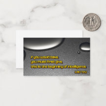 Lao Tzu Inspiration Zitat "Intelligenz"