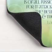 Lao Tzu Inspiration Zitat "Liebe" Mousepad (Ecke)