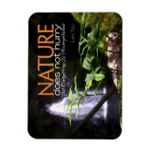 Lao Tzu Inspirational Quote "Nature" Flexible Magnet (Vertikal)