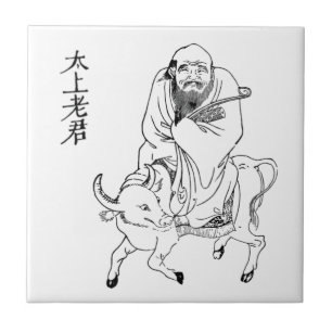 Lao Tzu Ming-Dynastie-chinesische Malerei Fliese