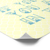 Lao Tzu Motivierend Poster Dove Peace (Ecke)