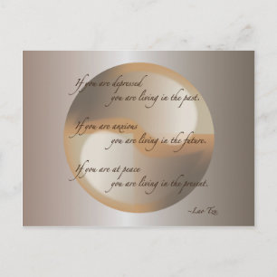 Lao Tzu Peace Postkarte