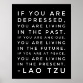 Lao Tzu Philosophie Zitat Poster (Vorne)