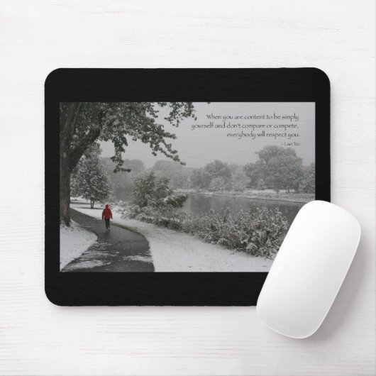 Lao Tzu Quote II Mousepad (Mit Mouse)