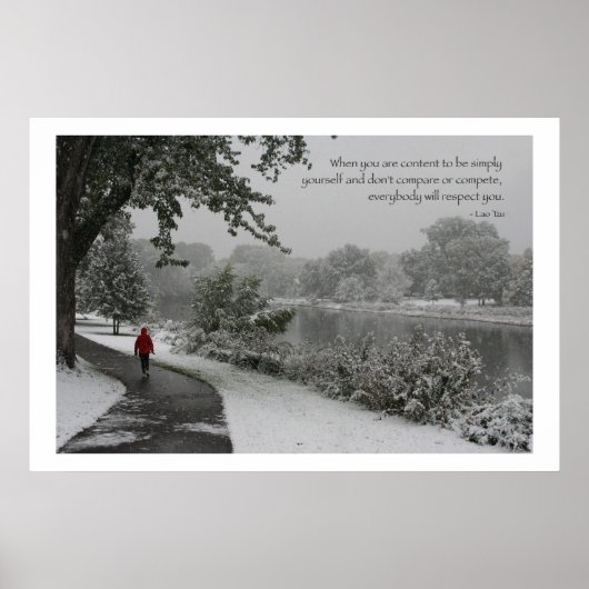 Lao Tzu Quote II Poster (Vorne)