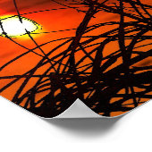 Lao Tzu Sonnenuntergang Poster (Ecke)