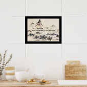 Lao Tzu Time ist erstellt Zitat Poster (Küche)