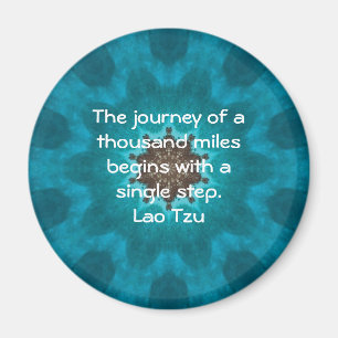 Lao Tzu Wisdom Motivierend Quotage-Sprichwort Magnet