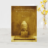 Lao Tzu Zitat Karte (Gelbe Blume)