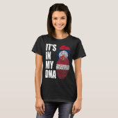 Lao und Lettischer Mix-DNA-Heritage T-Shirt (Vorne ganz)