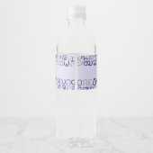 Lao Wasserflaschenetikett (Rückseite)