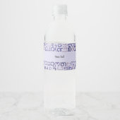 Lao Wasserflaschenetikett (Vorderseite)