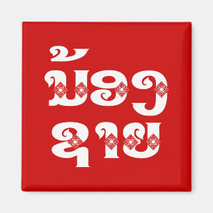 Lao (Young) Brother - ນ້ ອ ຊ າ / Nong Sai - Laos Magnet
