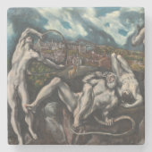 Laocoon durch El Greco Steinuntersetzer (Vorderseite)