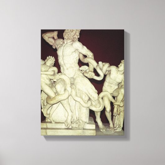 Laocoon, hellenistisches Original, 1. Jahrhundert Leinwanddruck (Vorderseite)