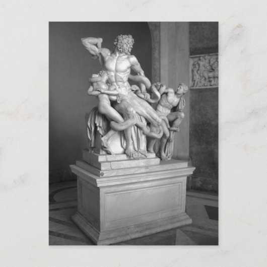 Laocoon Skulptur im Vatikanmuseum, Rom. Pic Postkarte (Vorderseite)