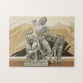Laocoon und seine Söhne Antike Skulptur Puzzle (Horizontal)