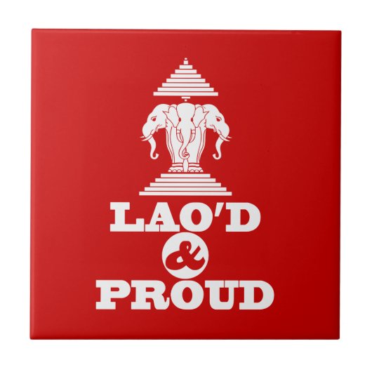 LAO'D & PROUD FLIESE (Vorderseite)
