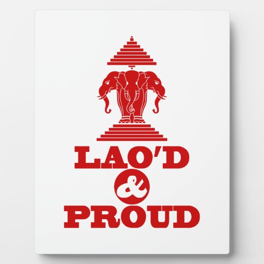 LAO'D & PROUD FOTOPLATTE (Vorderseite)