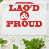 LAO'D & PROUD GESCHIRRTUCH (Gefaltet)