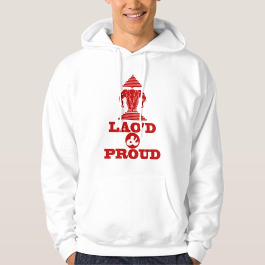 LAO'D & PROUD HOODIE (Vorderseite)