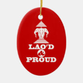 LAO'D & PROUD KERAMIKORNAMENT (Vorne)