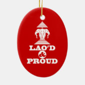 LAO'D & PROUD KERAMIKORNAMENT (Hinten)