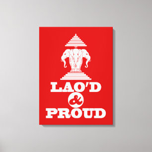 LAO'D & PROUD LEINWANDDRUCK