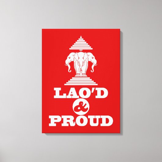 LAO'D & PROUD LEINWANDDRUCK (Vorderseite)
