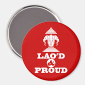 LAO'D & PROUD MAGNET (Vorderseite/Rückseite)