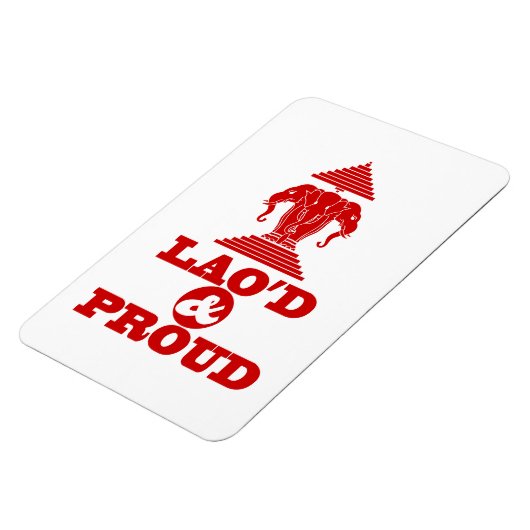 LAO'D & PROUD MAGNET (Linke Seite)