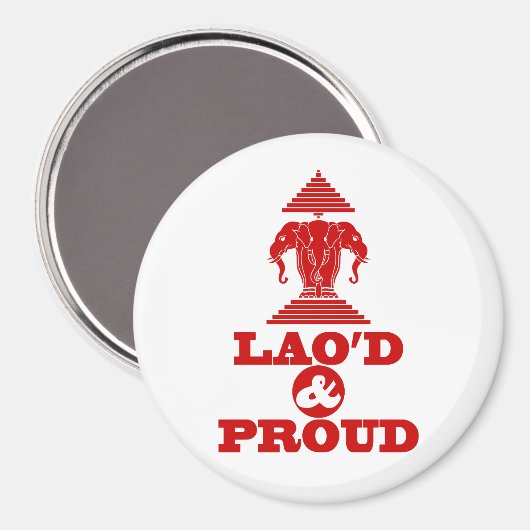 LAO'D & PROUD MAGNET (Vorderseite/Rückseite)
