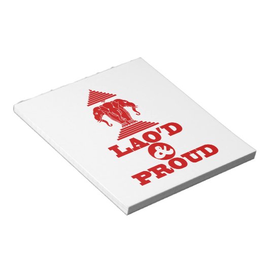 LAO'D & PROUD NOTIZBLOCK (angewinkelt)