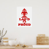LAO'D & PROUD POSTER (Küche)