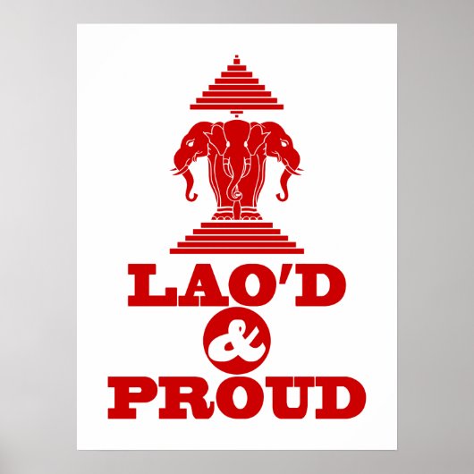 LAO'D & PROUD POSTER (Vorne)