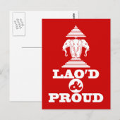 LAO'D & PROUD POSTKARTE (Vorne/Hinten)