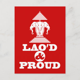 LAO'D & PROUD POSTKARTE