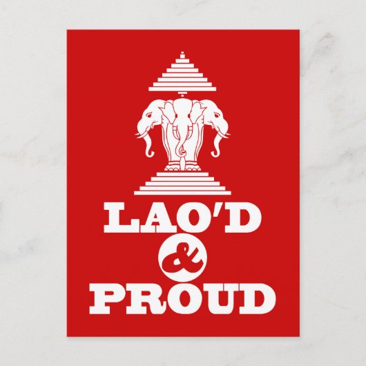 LAO'D & PROUD POSTKARTE (Vorderseite)