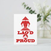 LAO'D & PROUD POSTKARTE (Stehend Vorderseite)