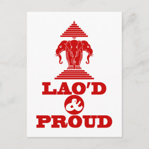 LAO'D & PROUD POSTKARTE