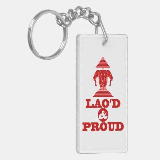 LAO'D & PROUD SCHLÜSSELANHÄNGER (Vorderseite links)