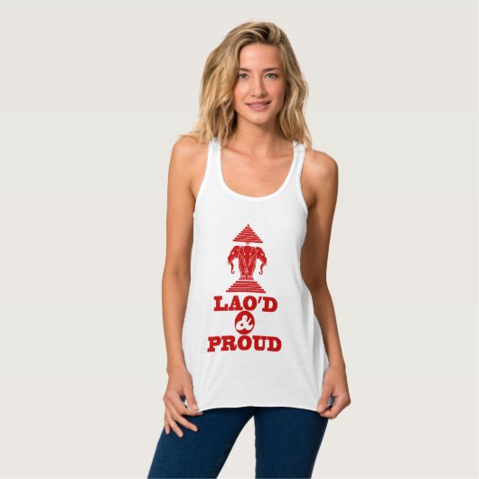 LAO'D & PROUD TANK TOP (Vorderseite Vollansicht)