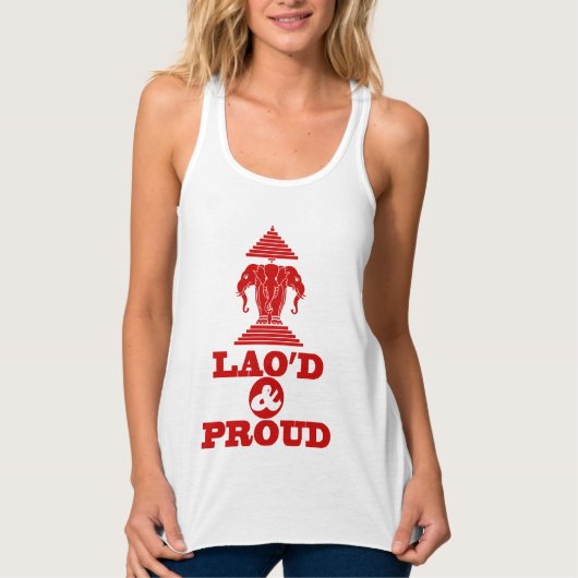 LAO'D & PROUD TANK TOP (Vorderseite)