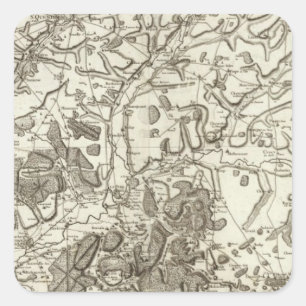 Laon Quadratischer Aufkleber